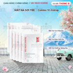 Set 10 Mặt Nạ sợi tre dưỡng trắng mịn da Sắc Ngọc Khang 23g/miếng
