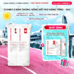 Combo 02 Kem Chống Nắng "Sa Mạc" Nâng Tông Sắc Ngọc Khang 50g