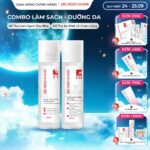 Combo Nước hoa hồng thảo dược Sắc Ngọc Khang 145ml + Nước tẩy trang thảo dược Sắc Ngọc Khang 145ml