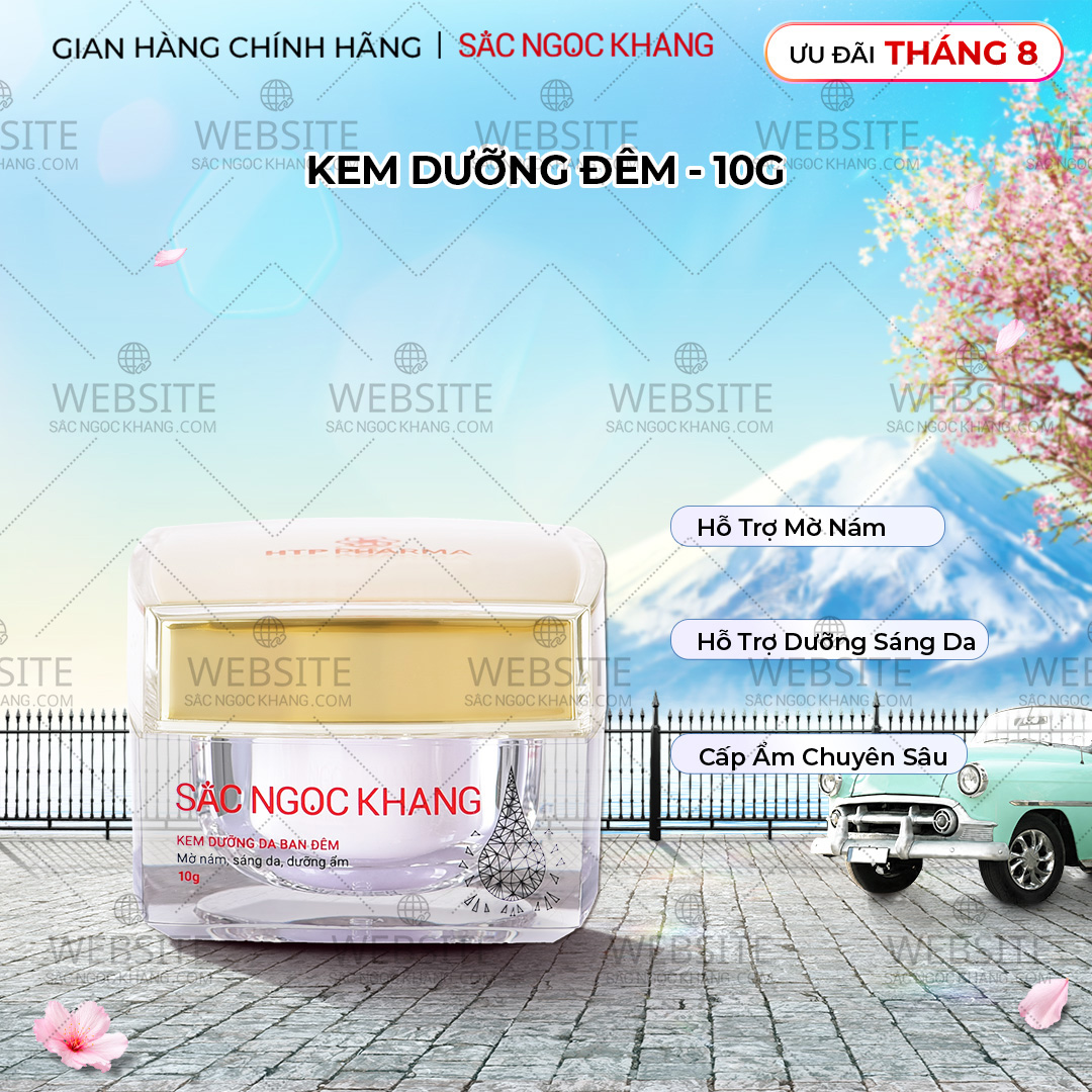 1729684957194259416 Kem Dưỡng Da Ban Đêm Sắc Ngọc Khang 10g - Dưỡng ẩm, mờ nám sạm, tàn nhang - Ảnh 1