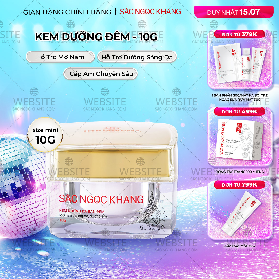 1729684957194259416(1) Kem Dưỡng Da Ban Đêm Sắc Ngọc Khang 10g - Dưỡng ẩm, mờ nám sạm, tàn nhang - Ảnh 1