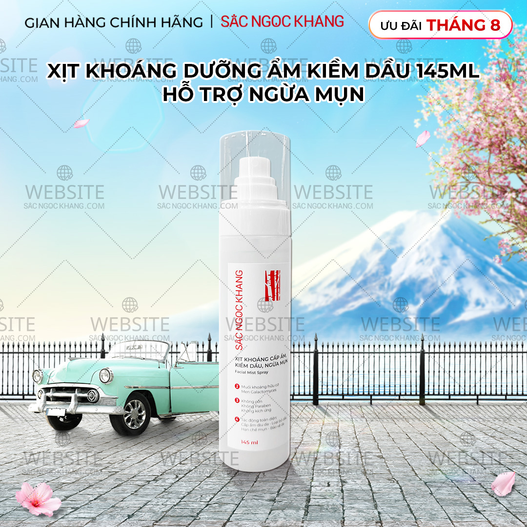 1730818671402912728 Xịt Khoáng Cấp Ẩm - Kiềm Dầu - Ngừa Mụn Sắc Ngọc Khang - Ảnh 1