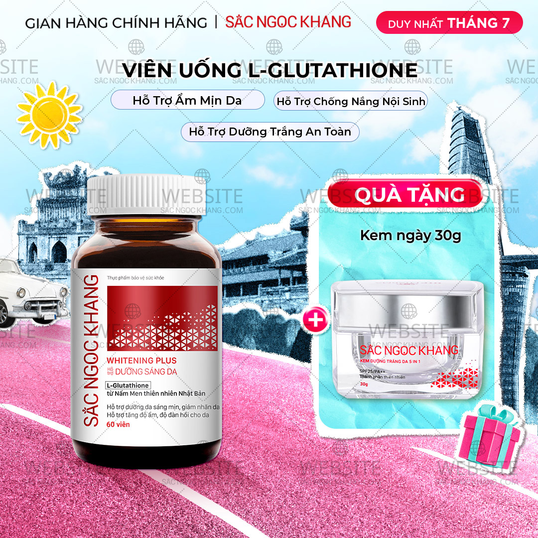glutathione trang da Vin ung trng MediUSA Gold, hp 30 vin Vin Ung Trng Da M