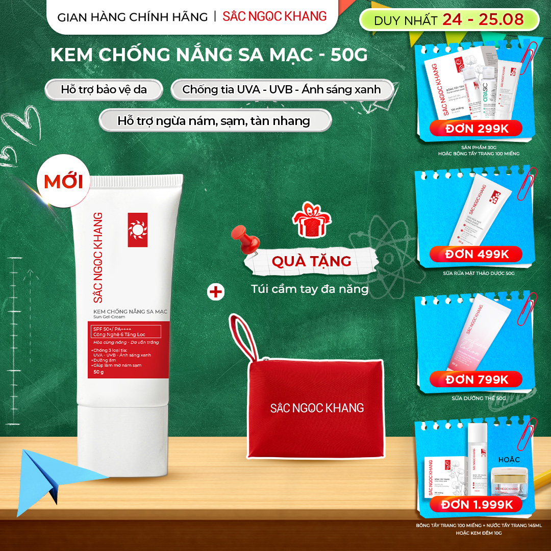 1734744232135395288 Kem Chống Nắng Sa Mạc Sắc Ngọc Khang 50g - Ảnh 1