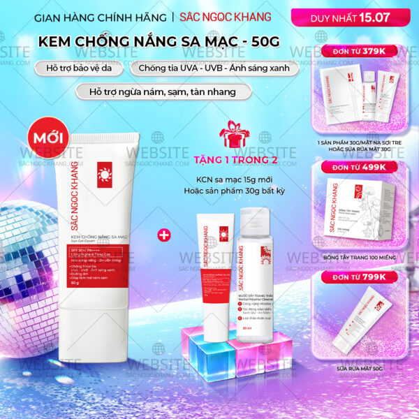 Kem Chống Nắng Sa Mạc Sắc Ngọc Khang 50g