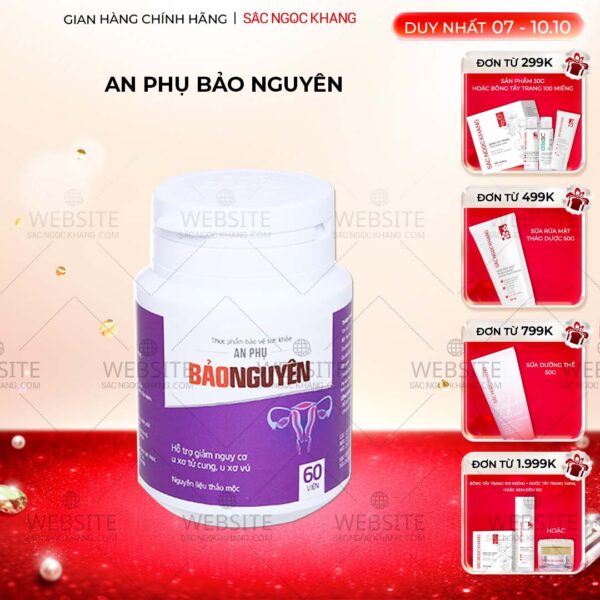 VIÊN UỐNG AN PHỤ BẢO NGUYÊN (hộp 60 viên)