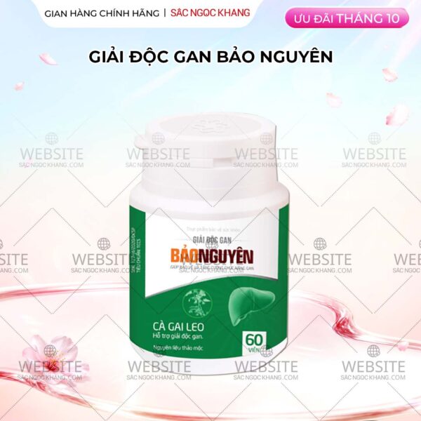 GIẢI ĐỘC GAN BẢO NGUYÊN (hộp 60 viên)